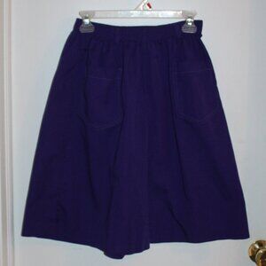 Vintage Woman's Bermuda Shorts with Wide Leg